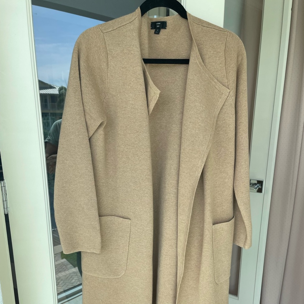 JCREW “coatigan” (coat/cartigan) suze M